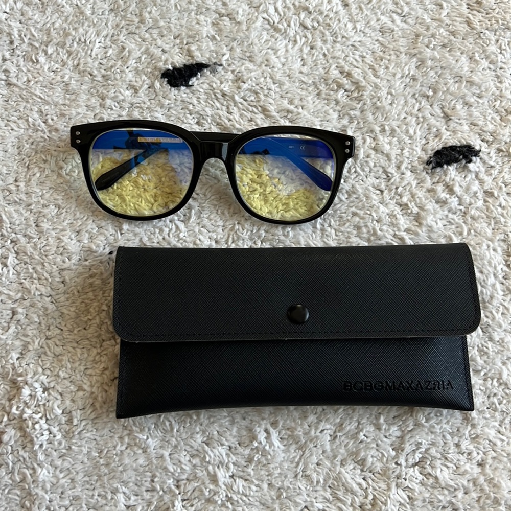 New with Case BCBG Blue light glasses
